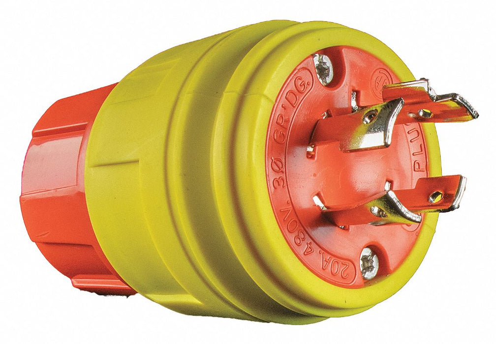 WT LckPlg 20 A Yellow Elastmr 4Blds