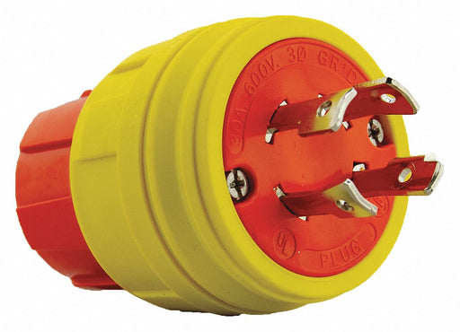 WT LckPlg 30 A Yellow Elastmr 4Blds