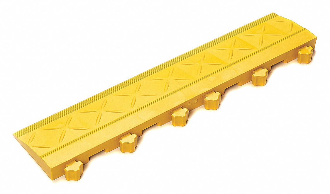 Mat Ramp Yellow 4 in x 18 in PK10