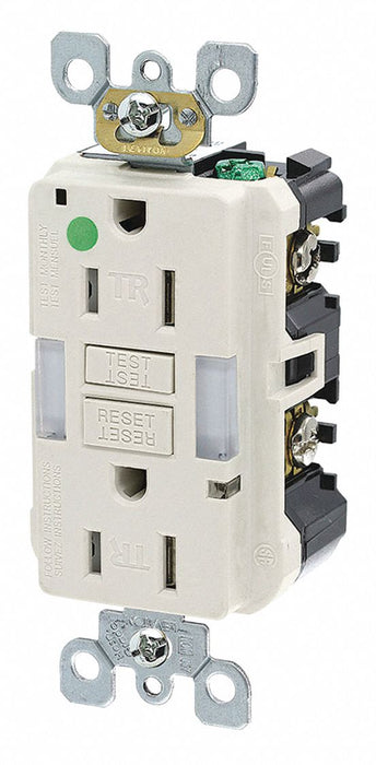GFCI Receptacle Indoor 125V AC 1 hp