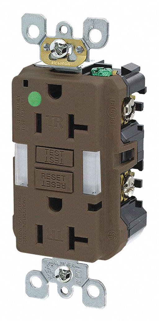 GFCI Receptacle Indoor 125V AC 1 hp
