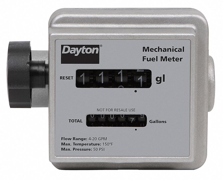 Flowmeter Mechanical 3/4 In 4 to 20 gpm