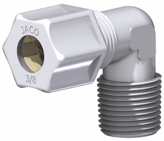 Male Elbow Compression Connector PK5