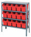 G7416 Bin Shlvng 12inx39inx36in Red