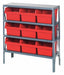 H2214 Bin Shlvng 12inx39inx36in Red