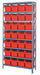 H2213 Bin Shlvng 18inx75inx36in Red