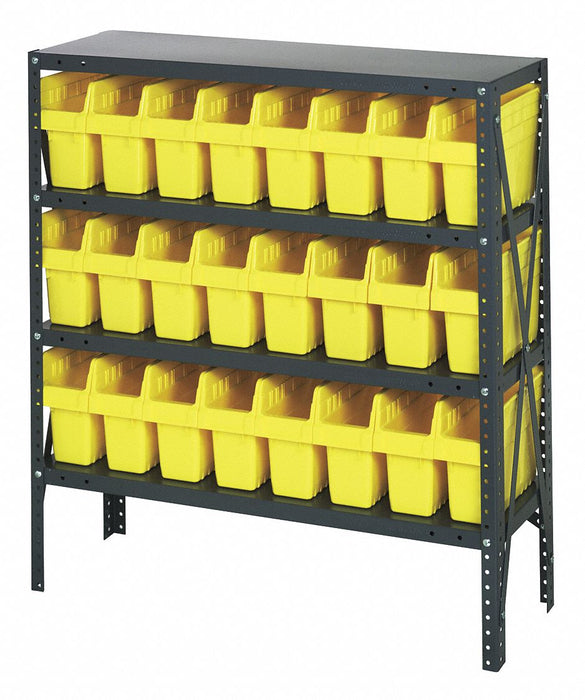 G7415 Bin Shlvng 12inx39inx36in Yellow