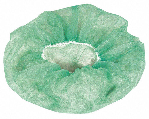 H2305 Bouffant Cap PP Green 21 in PK1000