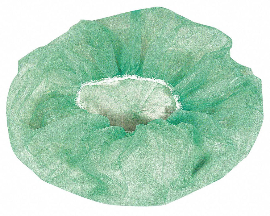 H2305 Bouffant Cap PP Green 21 in PK1000