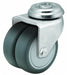 Low-Profile Easy-Turn Bolt-Hole Caster