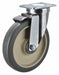 Plate Caster Swivel Rubber 5 1/8 H