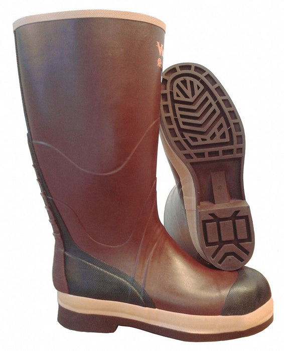 H2343 Rubber Boot Unisex 8 Knee Brown PR