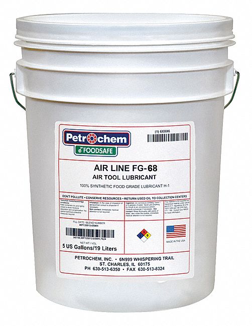Air Tool Lubricant Synthetic Base 5 gal.