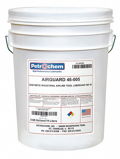 Air Tool Lubricant Synthetic Base 5 gal.
