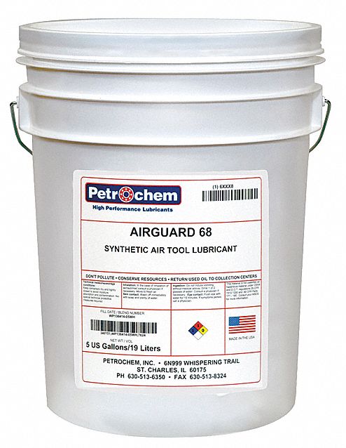Air Tool Lubricant Synthetic Base 5 gal.