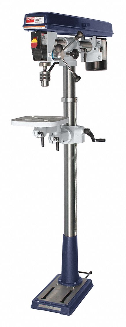 Radial Floor Drill Press 3/4 hp 120V AC