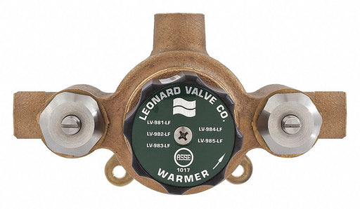 Thermostatic Mixing Valve Bronze Sweat