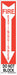 Fire Ext Sign 18X4 Black and Red/Wt