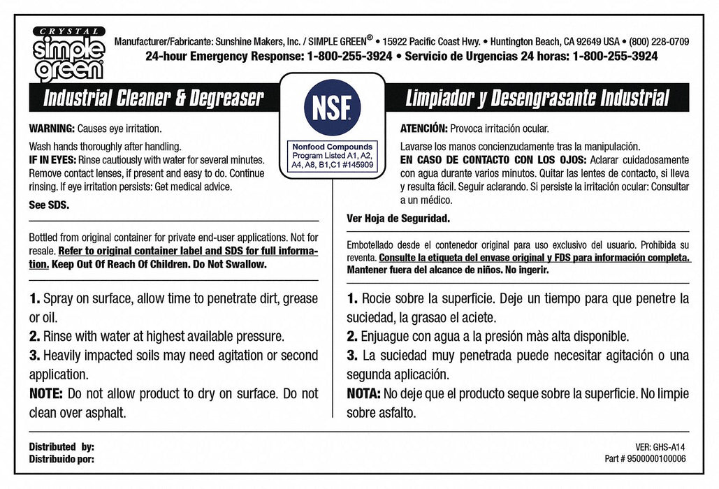 Secondary Bottle Label Paper PK10