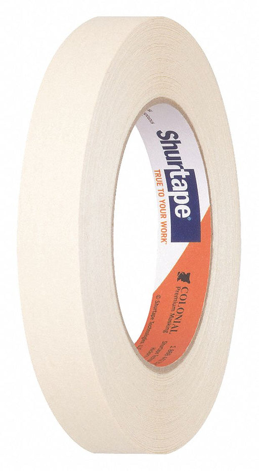 Masking Tape 11/16 W 60 yd L Tan PK48