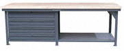 Work Table Maple Top 4 Drawers