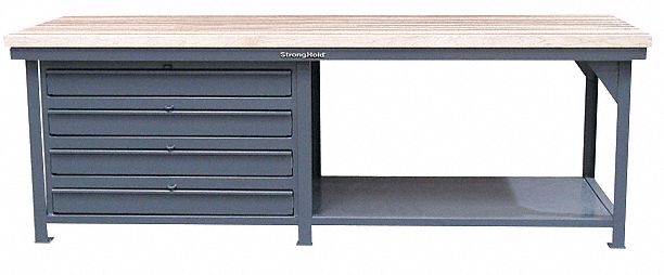 Work Table Maple Top 4 Drawers