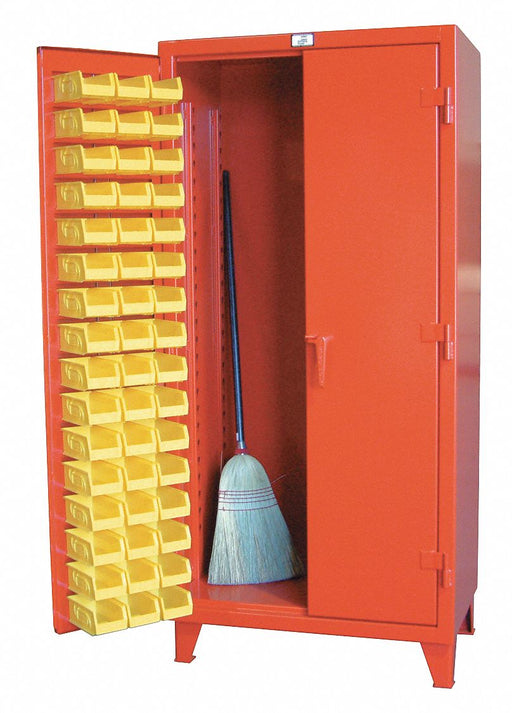 Bin Cabinet 78 x36 x24 DrkGry 94YlwBns