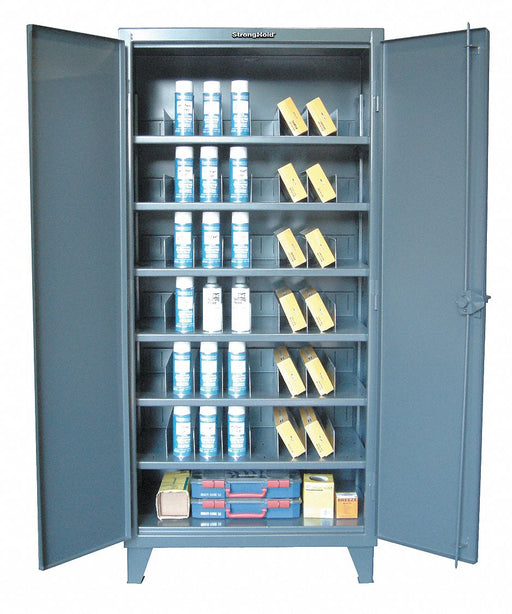 Strg Cab 78 x36 x24 DrkGry 6Shlv