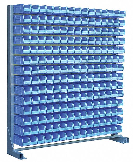 BinRailFlrRck 14inx75inx70in LdCp 150lb