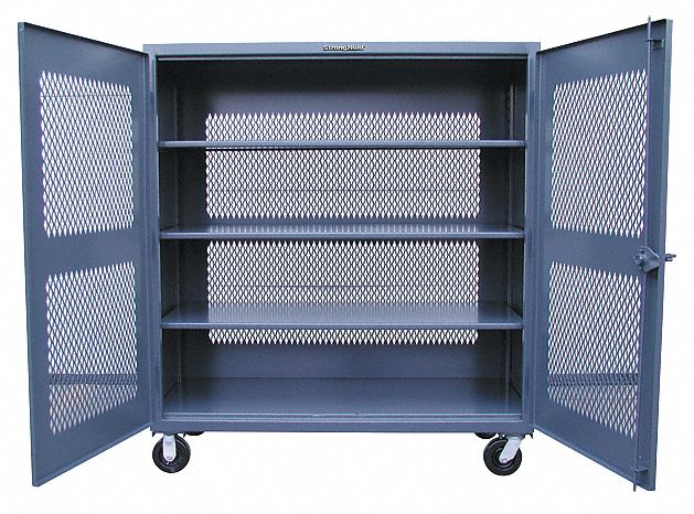 Strg Cab 67 x48 x24 DrkGry 3Shlv
