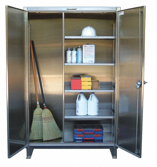Strg Cab 78 x48 x24 DrkGry 4Shlv