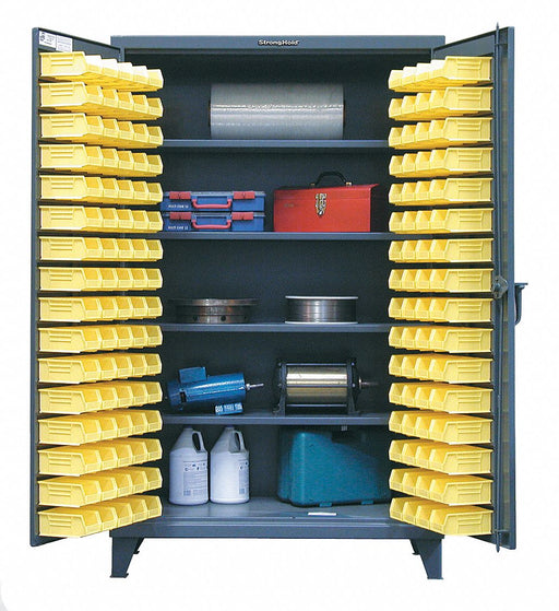 Bin Cabinet 78 x48 x24 Dark Gray 0Bns