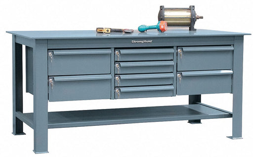 Work Table 8 Key Locking Drawers