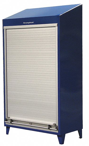 Strg Cab 87 x60 x24 DrkGry 4Shlv