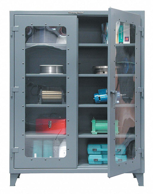 Strg Cab 78 x36 x24 DrkGry 4Shlv