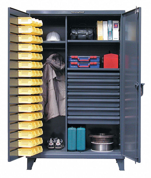 BinCab Dark Gray 78 x48 x24 48YllwBns