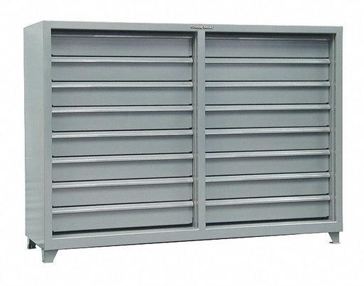 Storage Cab 59 x82 x26 DkGry 16Drwrs