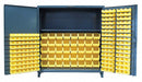 Bin Cab 78 x72 x24 DrkGry 199YlwBns