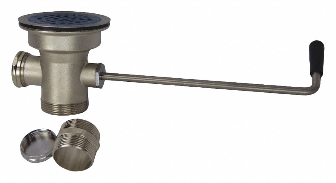 Sink Drain 2 D Brass Chrome