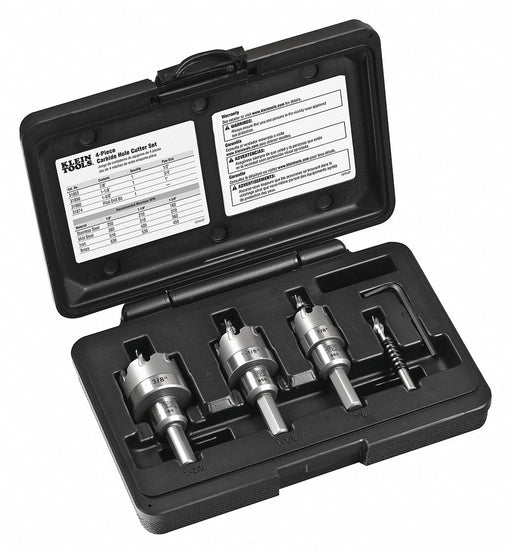4-Piece Carbide Hole Cutter Set