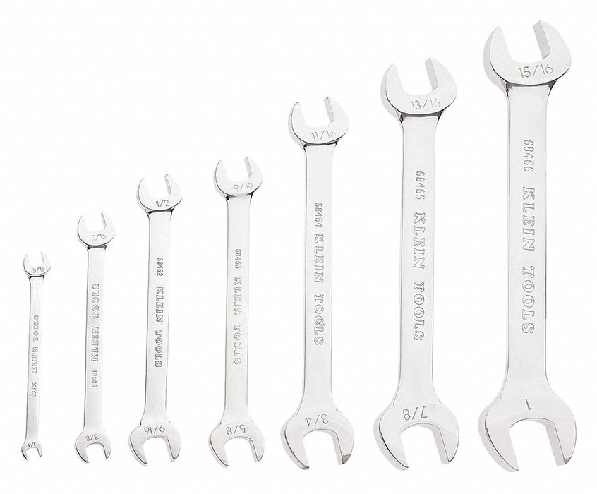 7-Piece Open-End Wrench Set