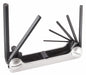 Seven-Key Metric Folding Hex-Key Set