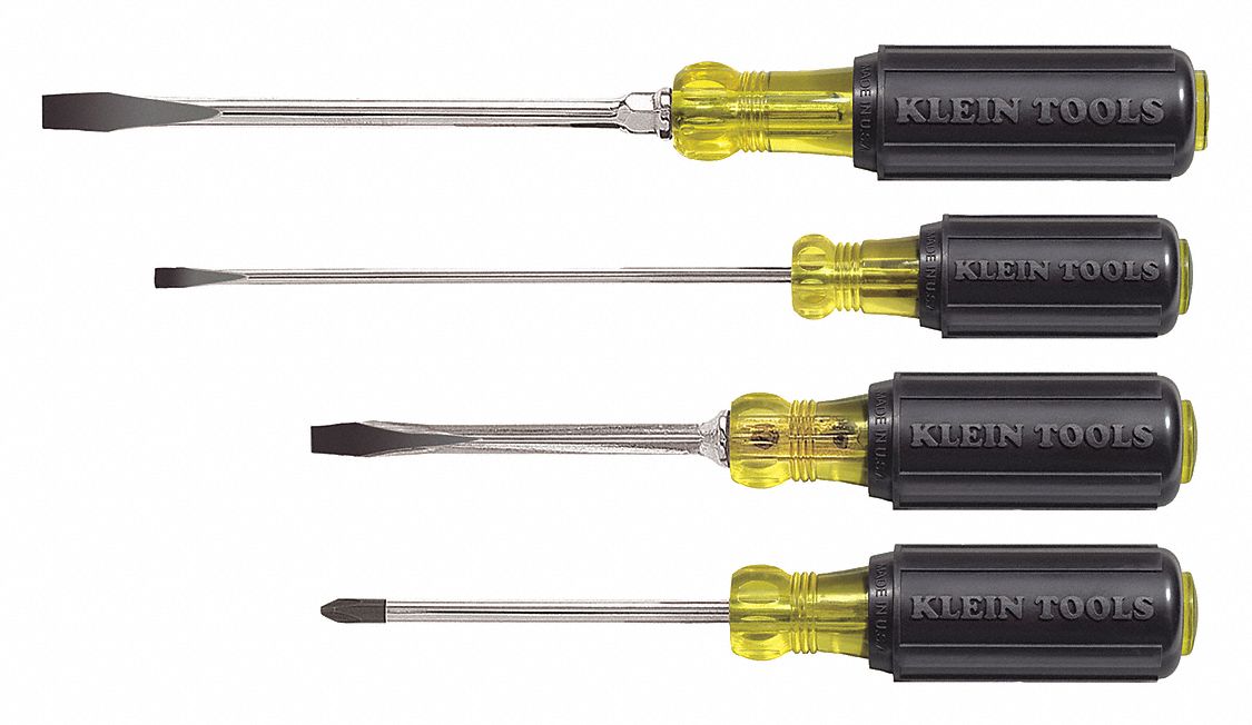 4-Piece Cushion-Grip Screwdriver Set