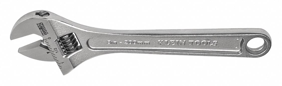 Adj. Wrench 8 1-1/8 Cap. Chrome