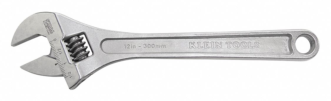 Adj. Wrench 12 1-1/2 Cap. Chrome