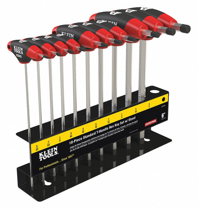 10 pc Journeyman T-Handle Set with Stand