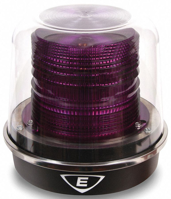 Warning Light LED Magenta 12VDC 24VACDC