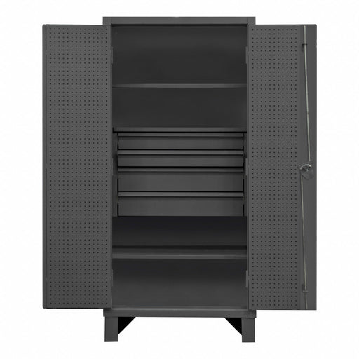 Combo Drawer Pegboard Cab 78 H 36 W Gray