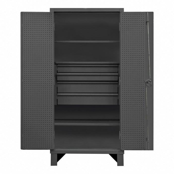 Combo Drawer Pegboard Cab 78 H 36 W Gray