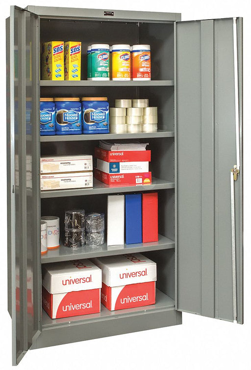 Shelving Cabinet 72 H 36 W Gray